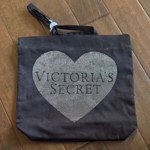 Victoria's Secret Black Heart Tote